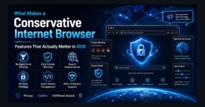 conservative internet browser