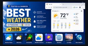 weather extension chrome