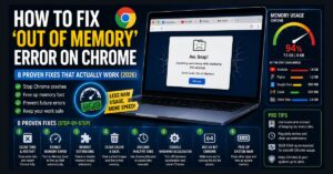 chrome out of memory error