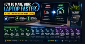 how to make laptop faster