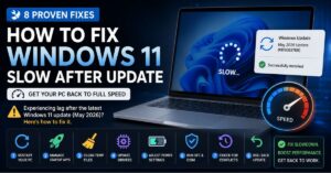 windows 11 slow after update