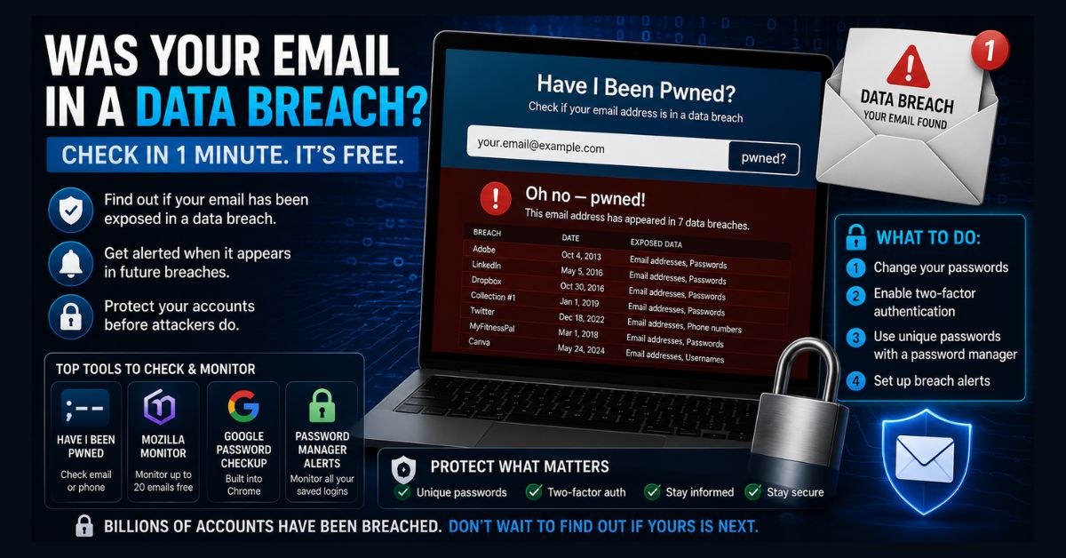 check if email was in a data breach
