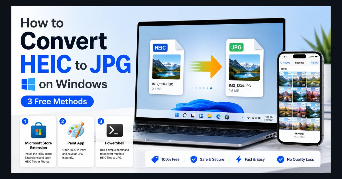 convert heic to jpg windows