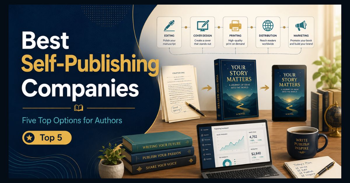 Best Self-Publishing Companies: 5 Top Options (2026)