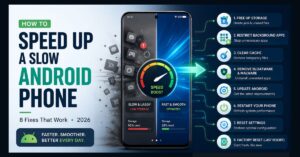 how to speed up a slow Android phone