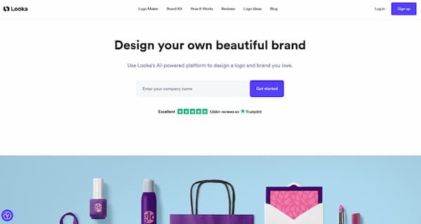 Design.com vs Looka: An Official Comparison of Logo Makers for Beginners Looka interface