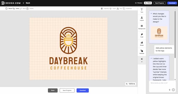 Design.com vs Looka: An Official Comparison of Logo Makers for Beginners customization design