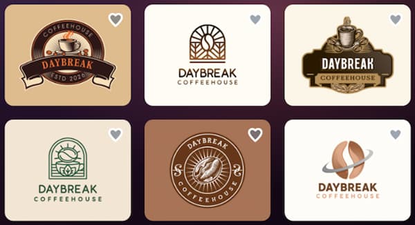 Design.com vs Looka: An Official Comparison of Logo Makers for Beginners logo for coffee shop