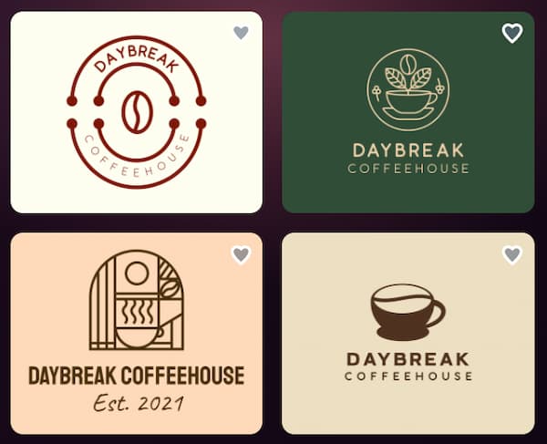Design.com vs Looka: An Official Comparison of Logo Makers for Beginners logo samples